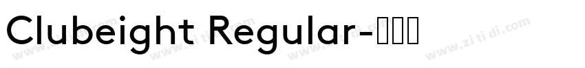 Clubeight Regular字体转换